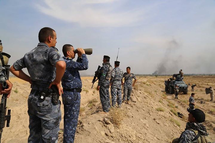  Security forces shell terrorists’ sites east of Baiji, says Federal Police Commander