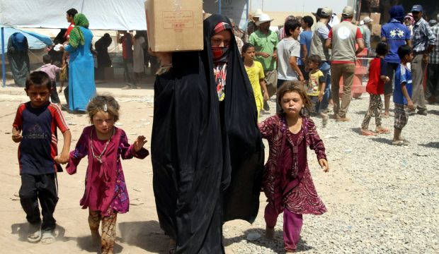  Baiji receives 610 displaced families from Sharqat and areas south of Mosul