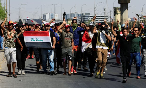  Death toll from four days of violent protests in Iraq rises to 93