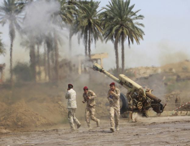  10 ISIS members killed, wounded by artillery shelling north of Ramadi