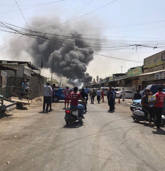  Civilian killed, seven others wounded in two blasts north, south of Baghdad