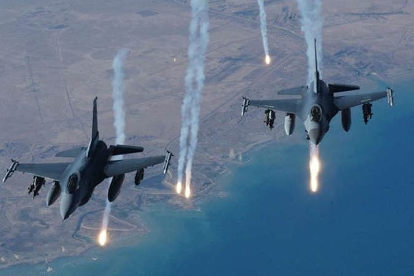  Nine Islamic State members killed in airstrike, west of Anbar