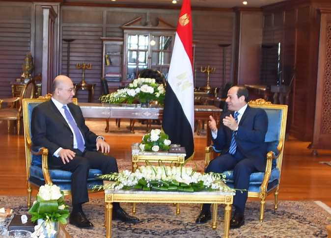  Iraq, Egypt presidents meet as Arab-European summit nears kick-off