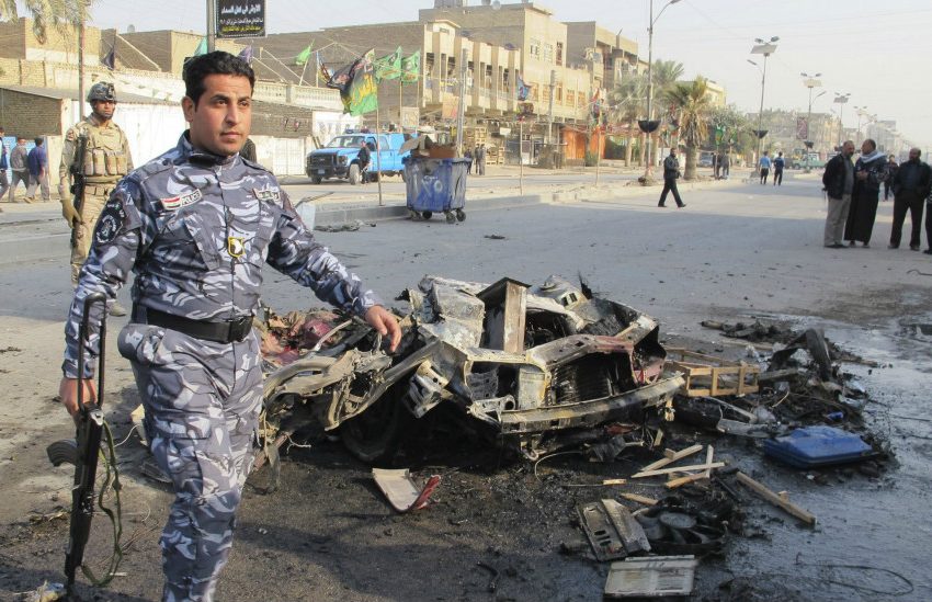  UPDATED: Baghdad blasts kill policeman, wound 11