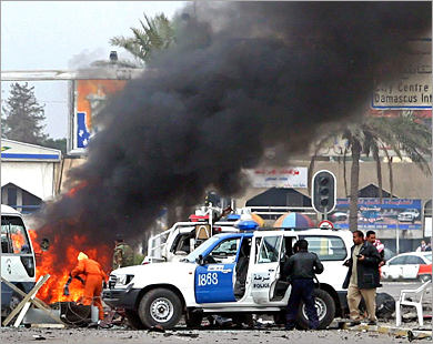  Four civilians wounded in two blasts eastern Baghdad