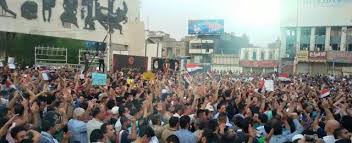  Dozens demonstrate in central Baghdad against the entry of Turkish troops