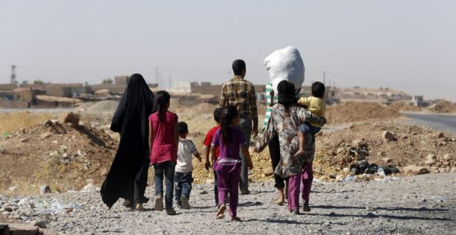  Human Rights: 500 families displaced from areas south of Mosul