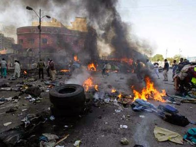  IED blast wounds 3 persons west of Baghdad