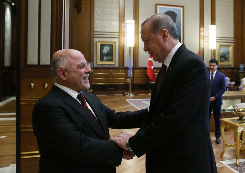  Abadi defends paramilitary forces during Erdogan meeting