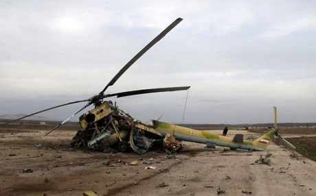  Iraqi combat helicopter crashes in eastern Mosul