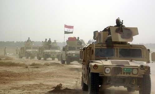  Shia militia convoys arrive in Khalidiya Island to control liberated areas