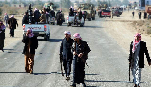  2 volunteer fighters wounded in bomb blast northeast of Baqubah