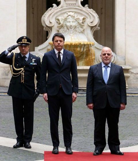  Iraqi Prime Minister meets his Italian counterpart in Rome