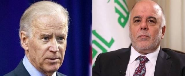  Abadi and Biden discuss preparations of Mosul liberalization