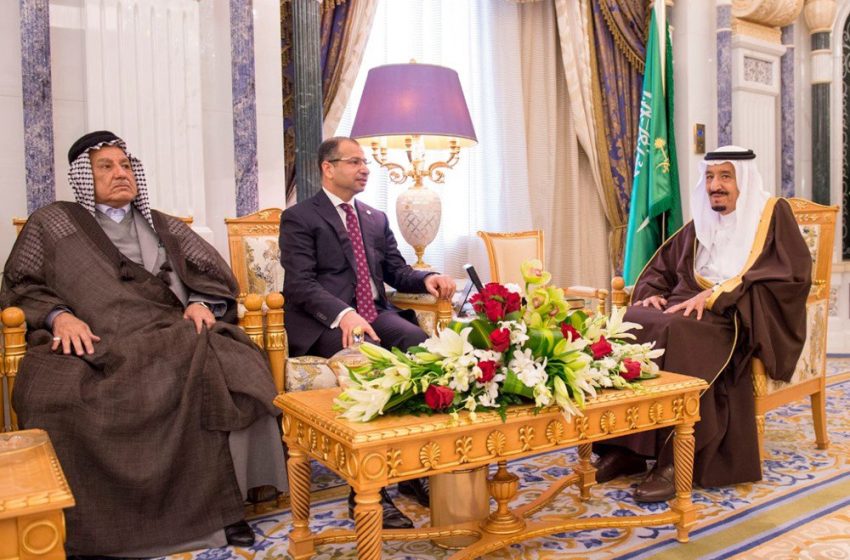  Jubouri and Saudi king discuss bilateral relations between two countries