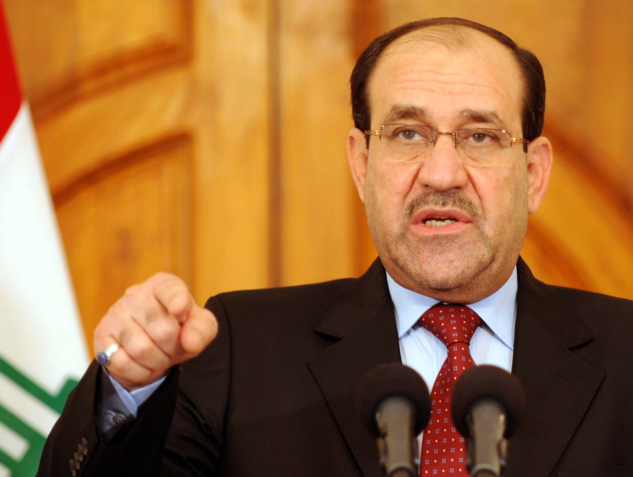 The Iraqi Vice President Nuri al-Maliki