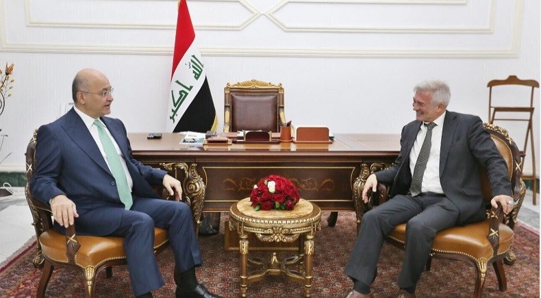  Salih says Iraq adopts principle-based policy towards regional issues