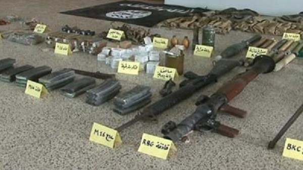  Weapons in large quantity seized from a Hilla residence