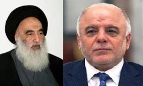 Abadi arrives in Najaf