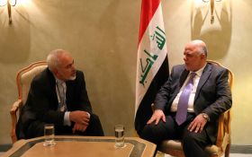 Abadi, Iranian FM discuss promoting bilateral relations