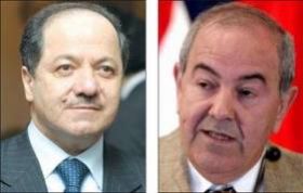 Allawi, Barzani discuss political crisis