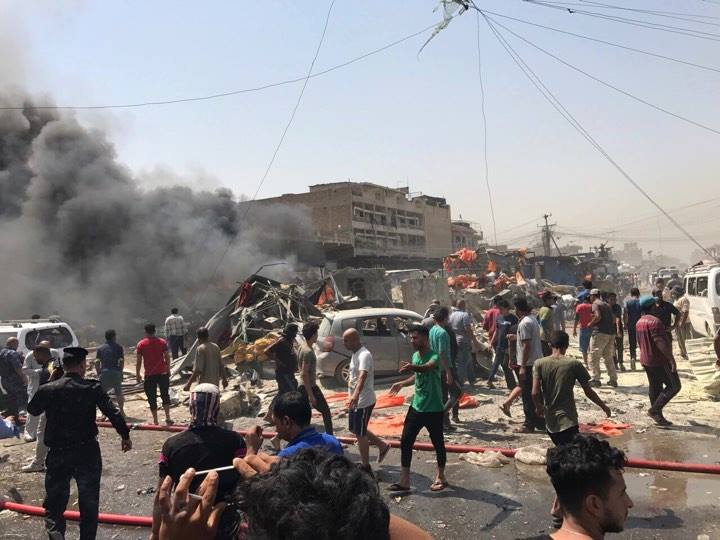  25 civilians killed, injured in two blasts at south, east of Baghdad