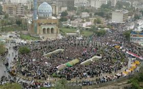 Baghdad citizens demonstrate on International Quds Day