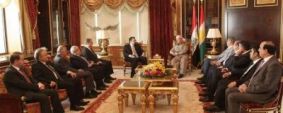 Barzani, Lebanese delegation discuss bilateral relations