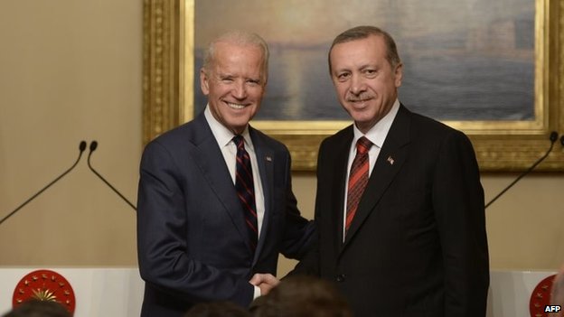 Biden, Erdogan discuss Syrian regime transition