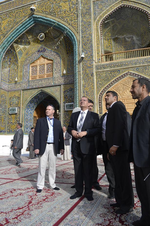 British ambassador visits Imam Ali Holy Shrine