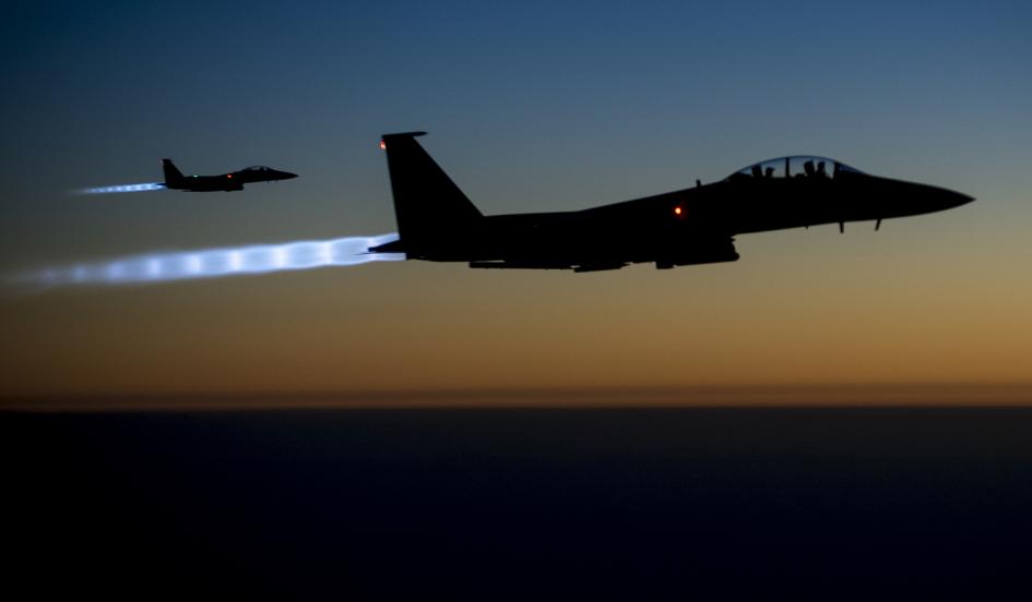 International Coalition intensifies airstrikes against ISIS locations