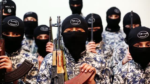  Islamic State burns child of Cubs of Caliphate in Mutaibaija