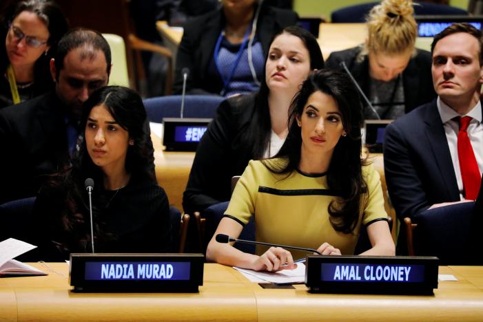  Amal Clooney to Iraq – Allow U.N. probe of Islamic State Yazidi crimes