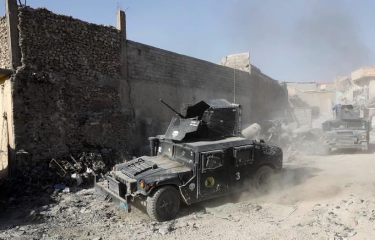  Iraq police raze down Islamic State’s “Caliph” mosque in Mosul