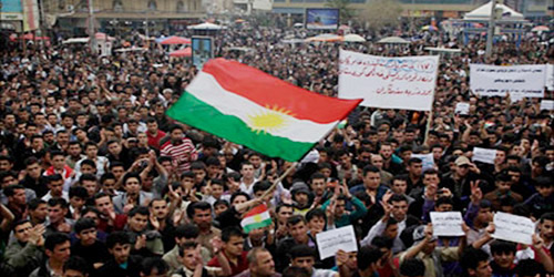  Three Kurdish policemen injured in clashes with angry protesters in Erbil