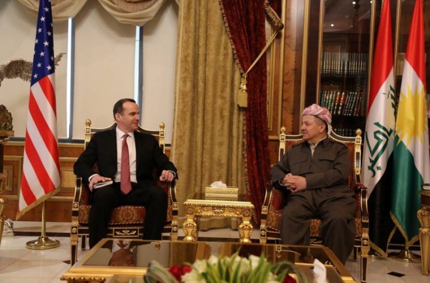  Barzani and McGurk Review Mosul Campaign