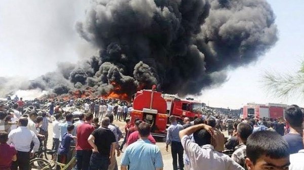  Fire in southern Baghdad, four casualties