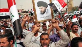 Followers of Sadr demonstrate in Ammara demanding to dismiss Maliki