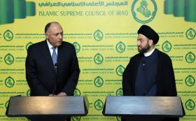 Hakim meets with Egyptian FM  