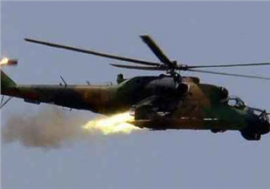 Helicopters bomb ISIL sites northern Hilla