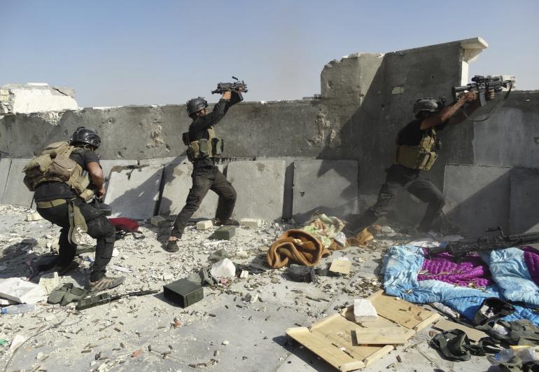  Violent clashes break out between security forces and ISIS in northern Fallujah