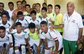 Iraqi Junior Football team plays against Thailand