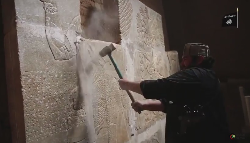  VIDEO: ISIS destroys Assyrian city of Nimrud near Mosul, Iraq