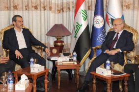  Jaafary, Iranian ambassador discuss mutual relations