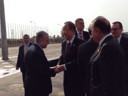 Ki-moon arrives in Baghdad