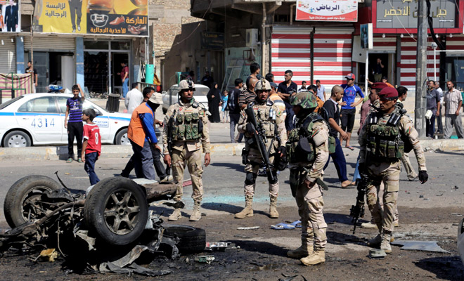  Bomb blast wounds two Iraqi soldiers in Diyala province