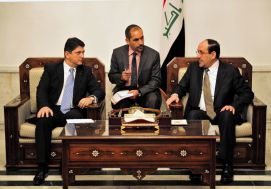 Maliki calls to activate Supreme Joint Committee between Iraq, Romania