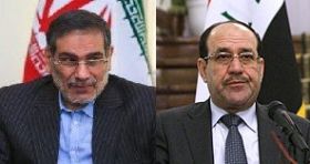 Maliki, Iranian Secretary General of SCNS discuss regional challenges