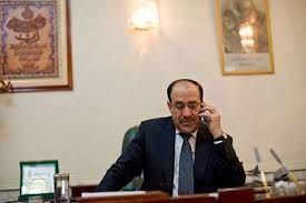 Maliki urges Iraqi Olympic Team to win match Vs. KSA