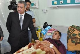 MoH Secretary visits wounded people